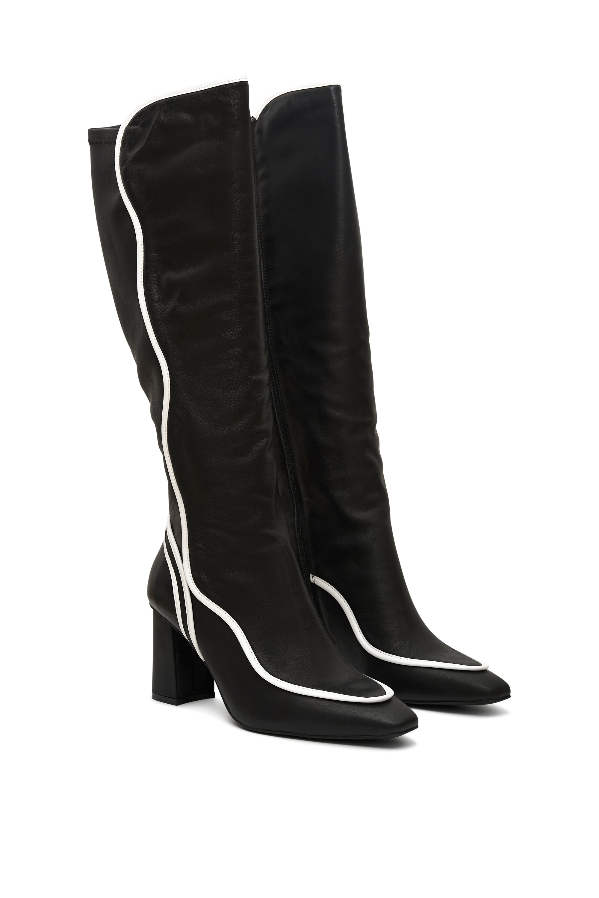 AJI Black Tall Boot